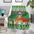 Suriname Christmas Blanket Lesser Kiskadee With White Jungle Geranium