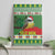 Suriname Christmas Canvas Wall Art Lesser Kiskadee With White Jungle Geranium - Wonder Print Shop