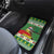 Suriname Christmas Car Mats Lesser Kiskadee With White Jungle Geranium - Wonder Print Shop