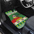 Suriname Christmas Car Mats Lesser Kiskadee With White Jungle Geranium - Wonder Print Shop