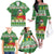 Suriname Christmas Family Matching Off The Shoulder Long Sleeve Dress and Hawaiian Shirt Lesser Kiskadee With White Jungle Geranium - Wonder Print Shop