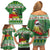 Suriname Christmas Family Matching Off Shoulder Short Dress and Hawaiian Shirt Lesser Kiskadee With White Jungle Geranium - Wonder Print Shop