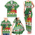 Suriname Christmas Family Matching Tank Maxi Dress and Hawaiian Shirt Lesser Kiskadee With White Jungle Geranium - Wonder Print Shop