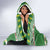 Suriname Christmas Hooded Blanket Lesser Kiskadee With White Jungle Geranium