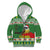 Suriname Christmas Kid Hoodie Lesser Kiskadee With White Jungle Geranium - Wonder Print Shop