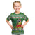 Suriname Christmas Kid T Shirt Lesser Kiskadee With White Jungle Geranium - Wonder Print Shop