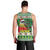 Suriname Christmas Men Tank Top Lesser Kiskadee With White Jungle Geranium - Wonder Print Shop