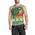 Suriname Christmas Men Tank Top Lesser Kiskadee With White Jungle Geranium - Wonder Print Shop