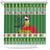 Suriname Christmas Shower Curtain Lesser Kiskadee With White Jungle Geranium