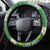 Suriname Christmas Steering Wheel Cover Lesser Kiskadee With White Jungle Geranium - Wonder Print Shop