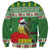 Suriname Christmas Sweatshirt Lesser Kiskadee With White Jungle Geranium - Wonder Print Shop