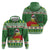 Suriname Christmas Zip Hoodie Lesser Kiskadee With White Jungle Geranium - Wonder Print Shop