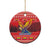 Ecuador Andean Condor Christmas Ceramic Ornament Dios Patria y Libertad - Wonder Print Shop