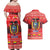 Ecuador Andean Condor Christmas Couples Matching Off Shoulder Maxi Dress and Hawaiian Shirt Dios Patria y Libertad - Wonder Print Shop