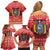 Ecuador Andean Condor Christmas Family Matching Off Shoulder Short Dress and Hawaiian Shirt Dios Patria y Libertad - Wonder Print Shop