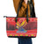 Ecuador Andean Condor Christmas Leather Tote Bag Dios Patria y Libertad - Wonder Print Shop