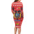 Ecuador Andean Condor Christmas Long Sleeve Bodycon Dress Dios Patria y Libertad - Wonder Print Shop