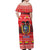 Ecuador Andean Condor Christmas Off Shoulder Maxi Dress Dios Patria y Libertad - Wonder Print Shop