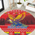 Ecuador Andean Condor Christmas Round Carpet Dios Patria y Libertad