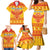 Montenegro Christmas Family Matching Mermaid Dress and Hawaiian Shirt Double-headed Eagle With Christmas Pattern - Wonder Print Shop