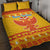 Montenegro Christmas Quilt Bed Set Double-headed Eagle With Christmas Pattern - Wonder Print Shop