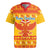 Montenegro Christmas Rugby Jersey Double-headed Eagle With Christmas Pattern - Wonder Print Shop