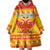 Montenegro Christmas Wearable Blanket Hoodie Double-headed Eagle With Christmas Pattern