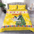 Moldova Christmas Bedding Set White Stork Santa With Christmas Tree - Wonder Print Shop