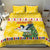 Moldova Christmas Bedding Set White Stork Santa With Christmas Tree - Wonder Print Shop