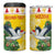 Moldova Christmas 4 in 1 Can Cooler Tumbler White Stork Santa With Christmas Tree - Wonder Print Shop