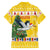 Moldova Christmas Family Matching Puletasi and Hawaiian Shirt White Stork Santa With Christmas Tree - Wonder Print Shop