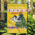 Moldova Christmas Garden Flag White Stork Santa With Christmas Tree - Wonder Print Shop