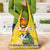 Moldova Christmas Grocery Bag White Stork Santa With Christmas Tree