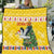 Moldova Christmas Quilt White Stork Santa With Christmas Tree - Wonder Print Shop