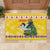 Moldova Christmas Rubber Doormat White Stork Santa With Christmas Tree - Wonder Print Shop