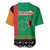 Zambia Christmas Baseball Jersey One Zambia One Nation With Kente Pattern - Wonder Print Shop