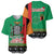 Zambia Christmas Baseball Jersey One Zambia One Nation With Kente Pattern - Wonder Print Shop