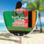 Zambia Christmas Beach Blanket One Zambia One Nation With Kente Pattern - Wonder Print Shop