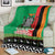 Zambia Christmas Blanket One Zambia One Nation With Kente Pattern