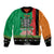 Zambia Christmas Bomber Jacket One Zambia One Nation With Kente Pattern - Wonder Print Shop