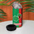 Zambia Christmas 4 in 1 Can Cooler Tumbler One Zambia One Nation With Kente Pattern - Wonder Print Shop