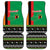 Zambia Christmas Car Mats One Zambia One Nation With Kente Pattern - Wonder Print Shop