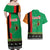 Zambia Christmas Couples Matching Off Shoulder Maxi Dress and Hawaiian Shirt One Zambia One Nation With Kente Pattern - Wonder Print Shop