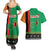 Zambia Christmas Couples Matching Summer Maxi Dress and Hawaiian Shirt One Zambia One Nation With Kente Pattern - Wonder Print Shop