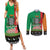 Zambia Christmas Couples Matching Summer Maxi Dress and Long Sleeve Button Shirt One Zambia One Nation With Kente Pattern - Wonder Print Shop