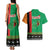 Zambia Christmas Couples Matching Tank Maxi Dress and Hawaiian Shirt One Zambia One Nation With Kente Pattern - Wonder Print Shop