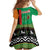 Zambia Christmas Family Matching Long Sleeve Bodycon Dress and Hawaiian Shirt One Zambia One Nation With Kente Pattern - Wonder Print Shop