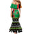 Zambia Christmas Family Matching Mermaid Dress and Hawaiian Shirt One Zambia One Nation With Kente Pattern - Wonder Print Shop