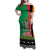 Zambia Christmas Family Matching Off Shoulder Maxi Dress and Hawaiian Shirt One Zambia One Nation With Kente Pattern - Wonder Print Shop