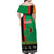 Zambia Christmas Family Matching Off Shoulder Maxi Dress and Hawaiian Shirt One Zambia One Nation With Kente Pattern - Wonder Print Shop